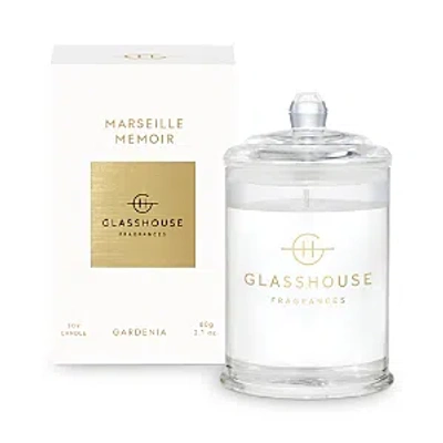 Glasshouse Fragrances 2.1 Oz. Marseille Memoir Candle In Clear