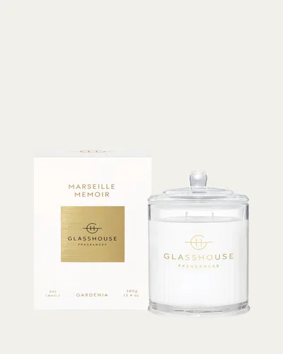 Glasshouse Fragrances Marseille Memoir Candle, 13.4 Oz. In Metallic