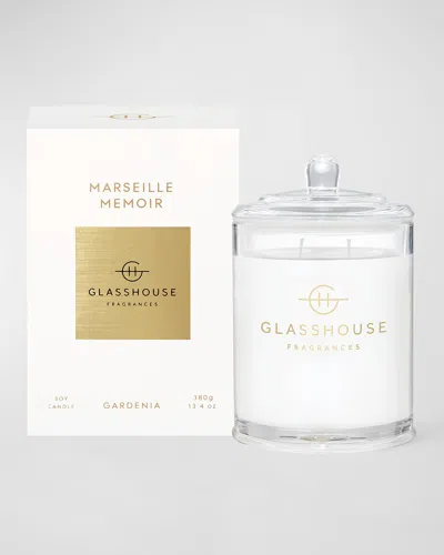 Glasshouse Fragrances Marseille Memoir 13.4 oz Triple Scented Candle In White