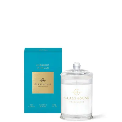 Glasshouse Fragrances Midnight In Milan Candle 60g In Black