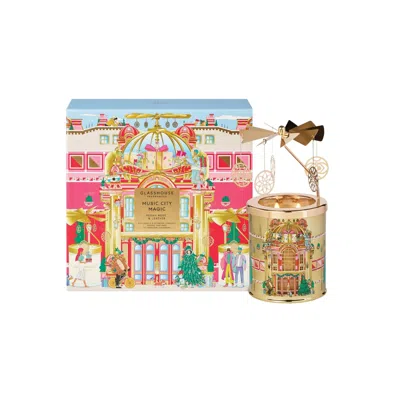 Glasshouse Fragrances Music City Magic Candle & Spinning Carousel (limited Edition)