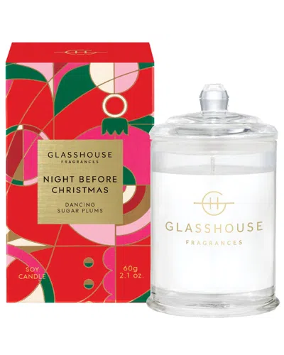 Glasshouse Fragrances Night Before Christmas 60g Candle In Red