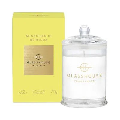 Glasshouse Fragrances Sunkissed In Bermuda Candle 2.1 Oz. In Transparent