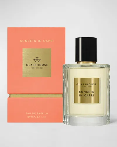 Glasshouse Fragrances Sunsets In Capri Eau De Parfum, 3.4 Oz. In White