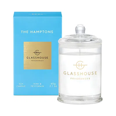 Glasshouse Fragrances The Hamptons Candle 2.1 Oz. In Blue