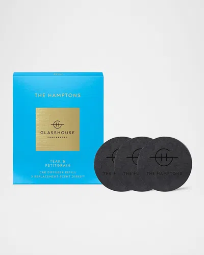 Glasshouse Fragrances The Hamptons, 3 Replacement Scent Disks