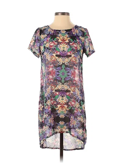Pre-owned Glassons Casual Dress In Purple
