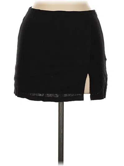 Pre-owned Glassons Casual Skirt In Black