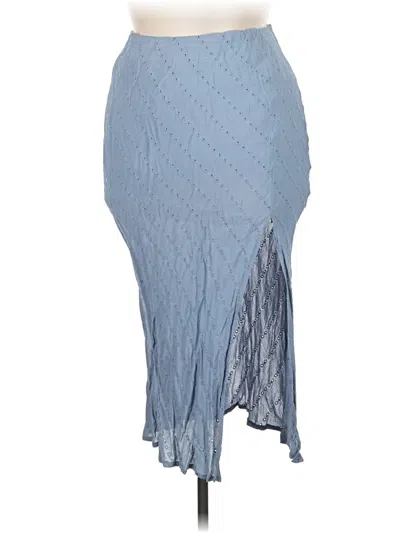 Pre-owned Glassons Casual Skirt In Blue