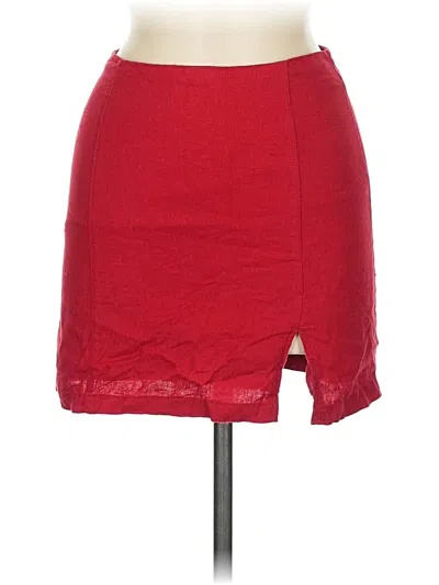 Pre-owned Glassons Casual Skirt In Red