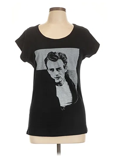 Pre-owned Glassons Short Sleeve T-shirt In Black