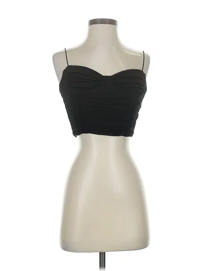 Pre-owned Glassons Sleeveless Top Black Strapless Neckline Tops