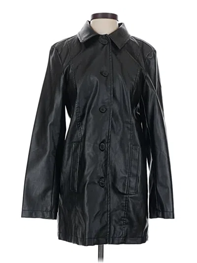 Pre-owned Glassons Trenchcoat In Black