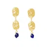 Glasstyk I/s Women's Cliff Earrings Blue Sea Glass