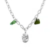 Glasstyk I/s Women's Rocky Bracelet Green Sea Glass Steel