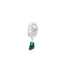 Glasstyk I/s Women's Rocky Earring Blue Sea Glass Steel