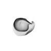 Glasstyk I/s Women's Silver Chunk Ring Steel