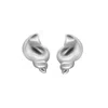 Glasstyk I/s Women's Silver Cunch Earrings Steel