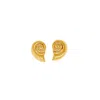 Glasstyk I/s Women's Swirl Earrings Gold