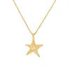 Glasstyk Women's Starfish Choker Gold In Gold