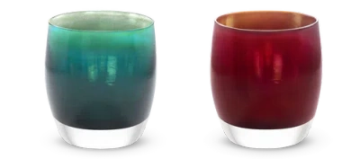 Glassybaby Blessings Candle Holder Set In Multi