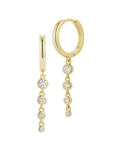 Glaze Jewelry 14k Gold Over Sterling Silver Cz Drop Earrings
