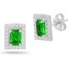 Glaze Jewelry 14k Gold Plated Silver Cluster Stud Earrings In Metallic