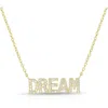 Glaze Jewelry 14k Gold Plated Silver Dream Necklace In Gold