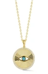 Glaze Jewelry 14k Gold Plated Silver Pendant Necklace In Gold