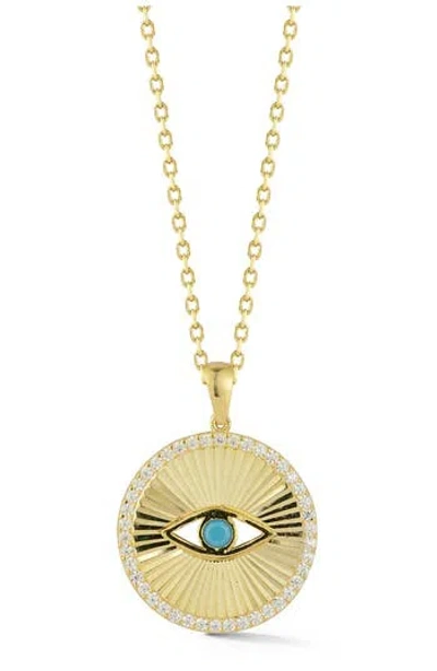 Glaze Jewelry 14k Gold Plated Silver Pendant Necklace