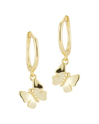 Glaze Jewelry 14k Over Silver Butterfly Earrings In Gold