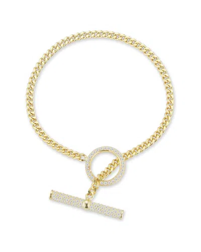 Glaze Jewelry 14k Over Silver Cz Bracelet