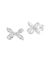 Glaze Jewelry Cubic Zirconia Bow Stud Earrings