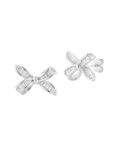 Glaze Jewelry 14k Over Silver Cz Checkered Band Ring