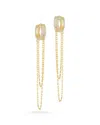 Glaze Jewelry 14k Over Silver Cz Huggie Earrings