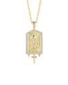 Glaze Jewelry 14k Over Silver Cz Necklace