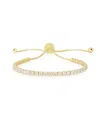 Glaze Jewelry 14k Over Silver Cz Tennis Bracelet