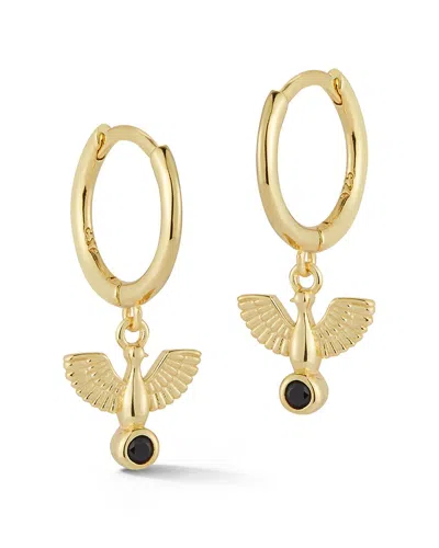 Glaze Jewelry 14k Over Silver Cz Thunderbird Earrings