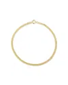 Glaze Jewelry 14k Over Silver Double Curb Link Bracelet
