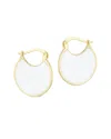 Glaze Jewelry 14k Over Silver Enamel Hoops