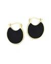 Glaze Jewelry 14k Over Silver Enamel Hoops