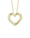 Glaze Jewelry 14k Over Silver Heart Necklace