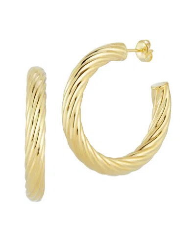 Glaze Jewelry 14k Over Silver Hoops