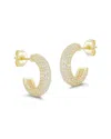 Glaze Jewelry 14k Over Silver Huggie Earrings