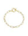 Glaze Jewelry 14k Over Silver Link Bracelet