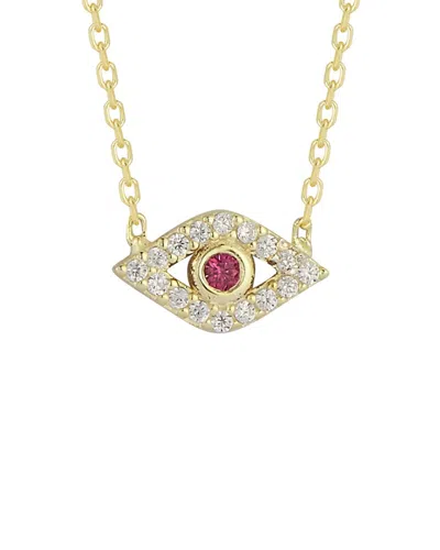 Glaze Jewelry 14k Over Silver Necklace In Gold