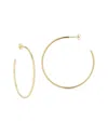 Glaze Jewelry 14k Over Silver Thick Hoops