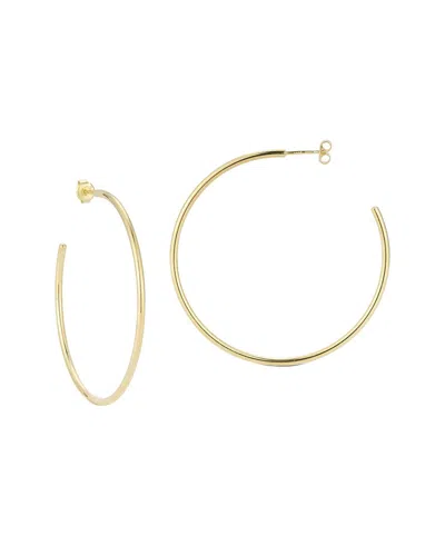 Glaze Jewelry 14k Over Silver Thick Hoops
