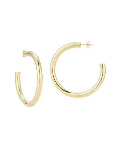 Glaze Jewelry 14k Over Silver Thick Hoops