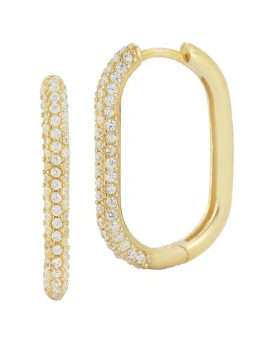 Glaze Jewelry 14k Plated Cz Earrings In Gold